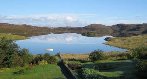 Blue water loch